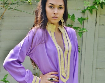 Mariam  Lilac Caftan Kaftan- perfect   giftswear,resortwear, birthday gift, beach cover up, dress,,,,Spring dress,summer dress