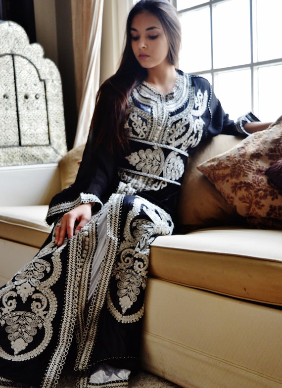 Silver caftan top