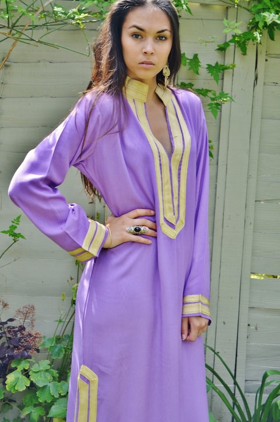 Mariam  Lilac Caftan Kaftan- perfect   giftswear,resortwear, birthday gift, beach cover up, dress,,,,Spring dress,summer dress