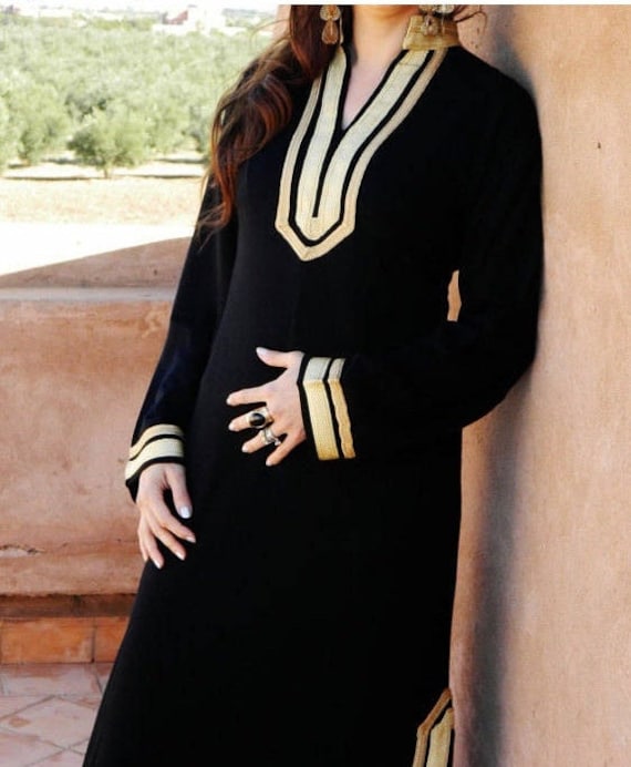 gift, Summer black kaftan, Mariam Kaftan-caftan, resortwear, beach cover ups, gifts, dress, beach kaftan, resort dress, vacation,,holiday