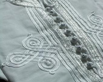 Men's Marrakech White Shirt Kaftan, Ramadan, Eid