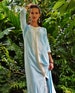 Autumn Dress Kaftan, Sky Blue Lella Kaftan- caftan,resortwear, beach cover ups, birthday gifts, moroccan kaftan, Ramadan,valentines day,Eid 