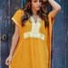 Mustard Yellow Autumn Kaftan Dress, Stay home kaftan, loungewear,Marine Moroccan Resort Caftan, Kaftan -beach kaftan, maxi dress, halloween