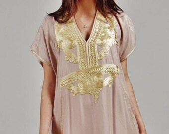 Autumn Dress Kaftan Dress Beige Marrakech Resort Caftan Kaftan -  Resort Kaftanwear, maxi dress, cruise dress,lounge kaftan,Gifts for her