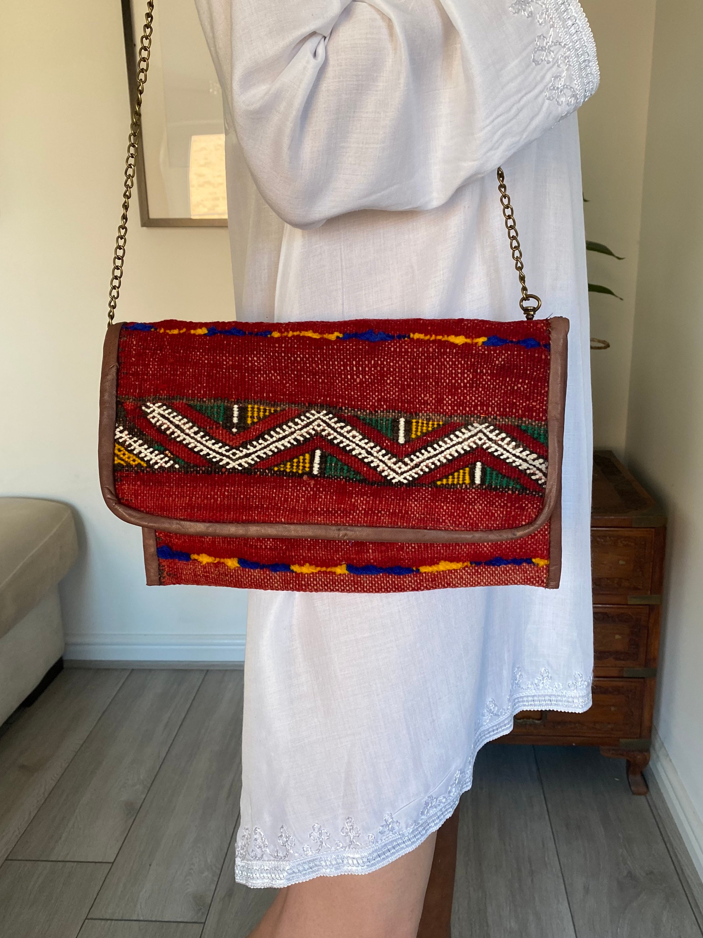 Authentic, Handwoven, Small Kilim Bag – Papriqqa, LLC