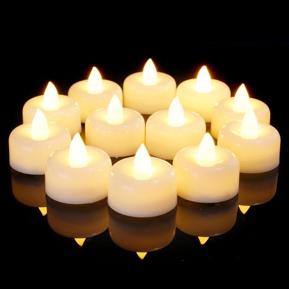 Luc De Té LED Sin Llama Realistas, Velas Eléctricas Con Pilas