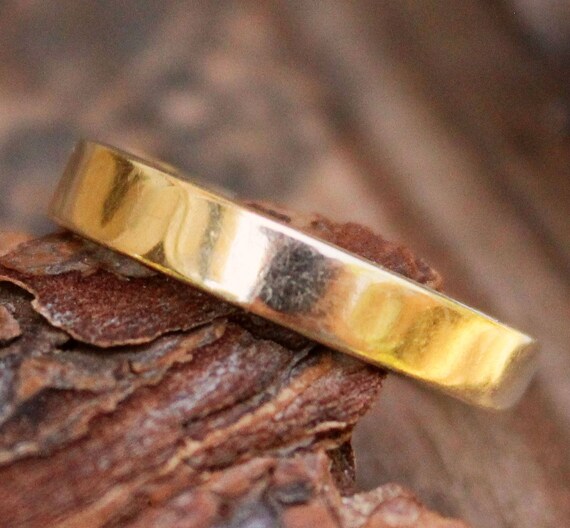 1970s gold wedding bands
