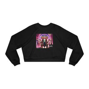 Women's Cropped Fleece Pullover