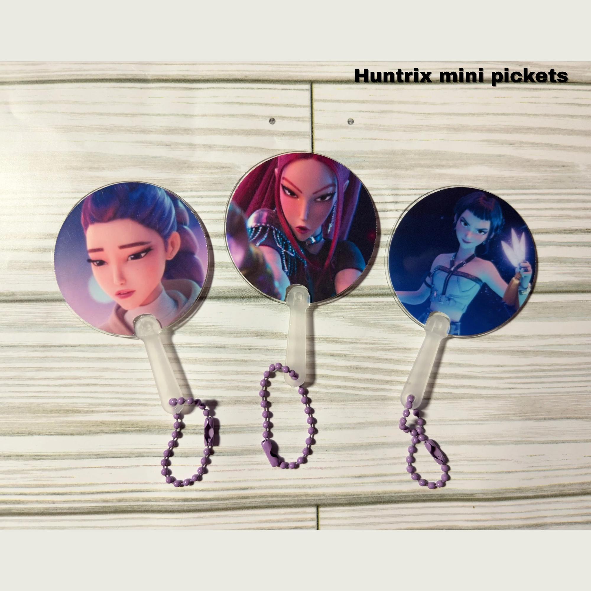 Huntrix Merch sleutelhanger, 1 geweven sleutelhanger, anime-personages