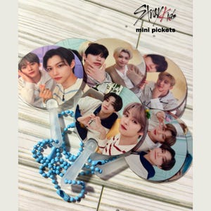 K-Pop Stray Kids 2 KIDS ROOM Mini Fan Picket Keychain