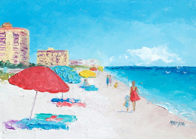 Daytona Beach FRAMED Florida beach art beach decor Etsy