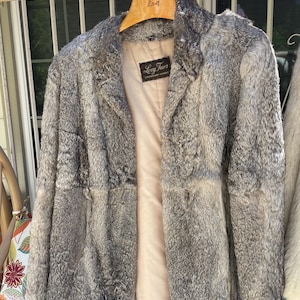 Rabbit fur coat