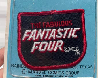 Parche de superhéroe vintage