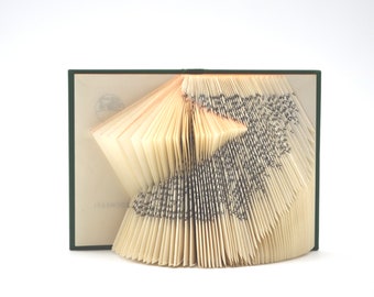 Tiny Little Book Sculpture - altered Book