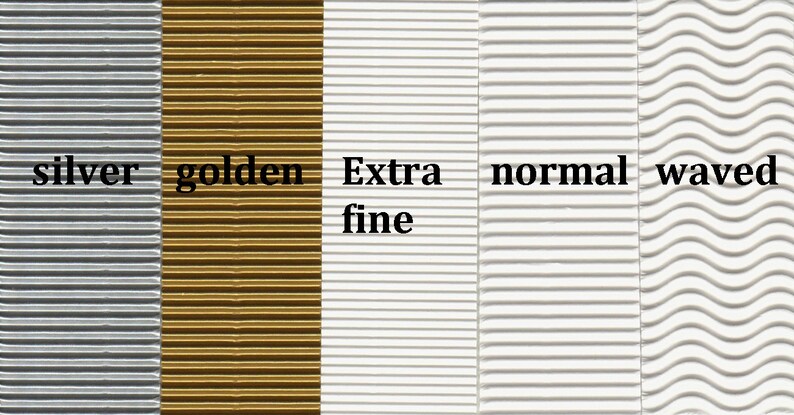 Corrugated board in 18 colors Large sheets 13x 9 for crafting image 6