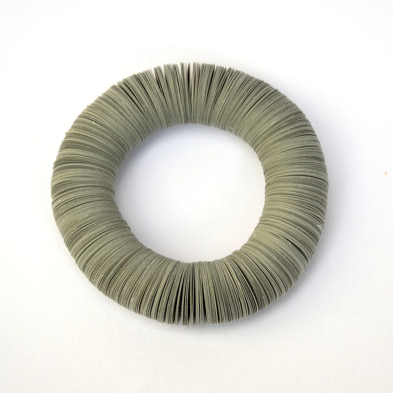 grey: Bracelet CARTA paper jewelry image 2