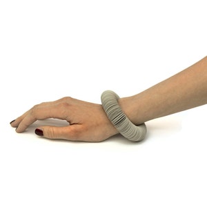 grey: Bracelet CARTA paper jewelry image 1
