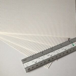 Corrugated board in 18 colors Large sheets 13x 9 for crafting image 4