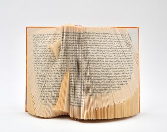 Asymetrical Book Sculpture - altered Book