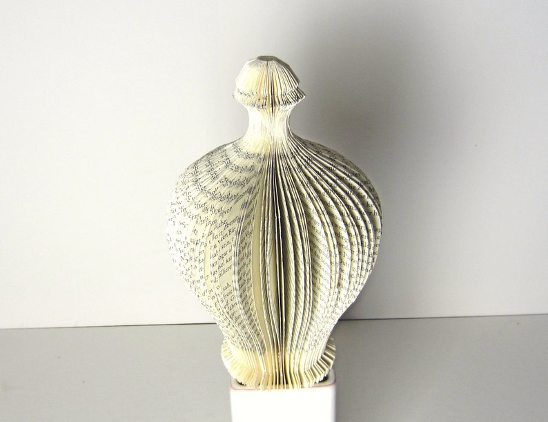 Book Art: The Perfume I, Book sculpture, NOT MOUNTED image 3