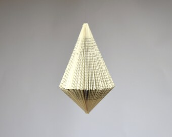 Pendulum - folded Book Art hanging Ornament