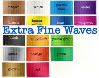 Extra Fine corrugated cardboard - Large sheets 13"x 9"  for crafting