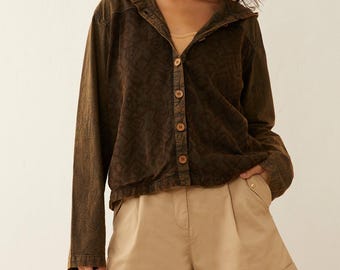 Deena Watson Hooded Patchwork Jacket