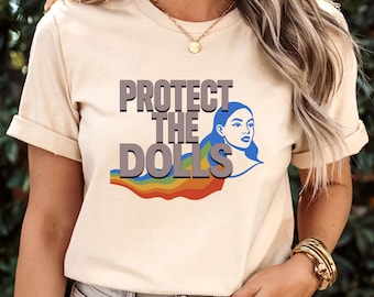 Camiseta "Protect The Dolls", camiseta "Igualdad de género", camiseta feminista, camiseta "Niños trans", camiseta "Orgullo trans", camiseta "Activista de derechos humanos", LGBT