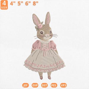 white christmas dresses Girl Rabbit in Dress main image 1