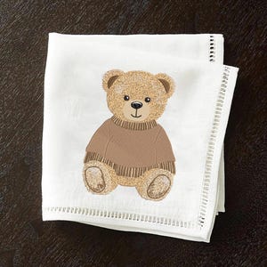 Cute Teddy Bear Embroidery Design, Cozy Sitting Bear Embroidery File, Woodland Nursery Bear Machine File, Valentine Bear, Instant Download image 9