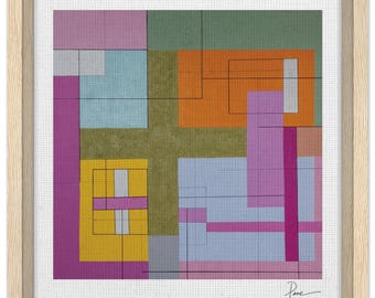 For Alec - Framed Canvas 30x30 cm / 12x12″