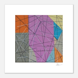 BMFA Triptych - B - Classic Matte Paper Poster 70x70 cm / 28x28″