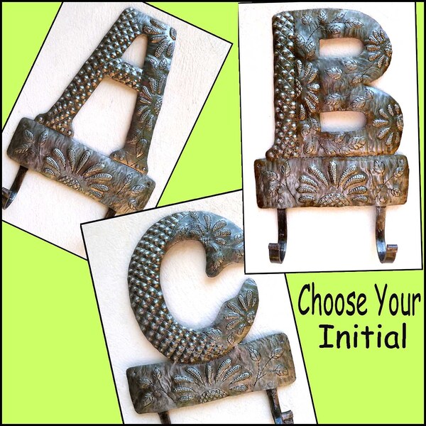 Letter Towel Hook Etsy