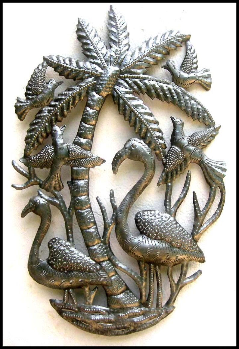 TROPICAL METAL ART Metal Wall Art Metal Wall Decor Etsy