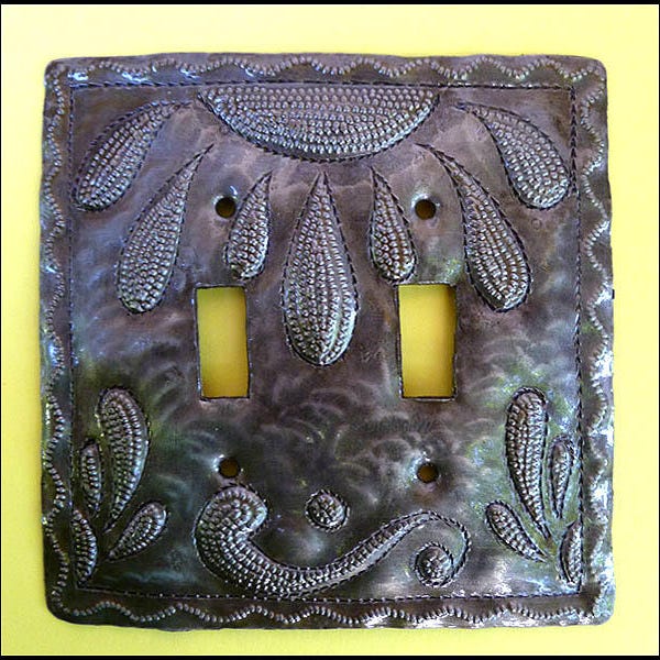 METAL SWITCHPLATE COVER, Light SwitchPlate, Metal Switch Plate, Light Switch, Switch Plate Cover, Light Switch Cover, Metal Art, HS103