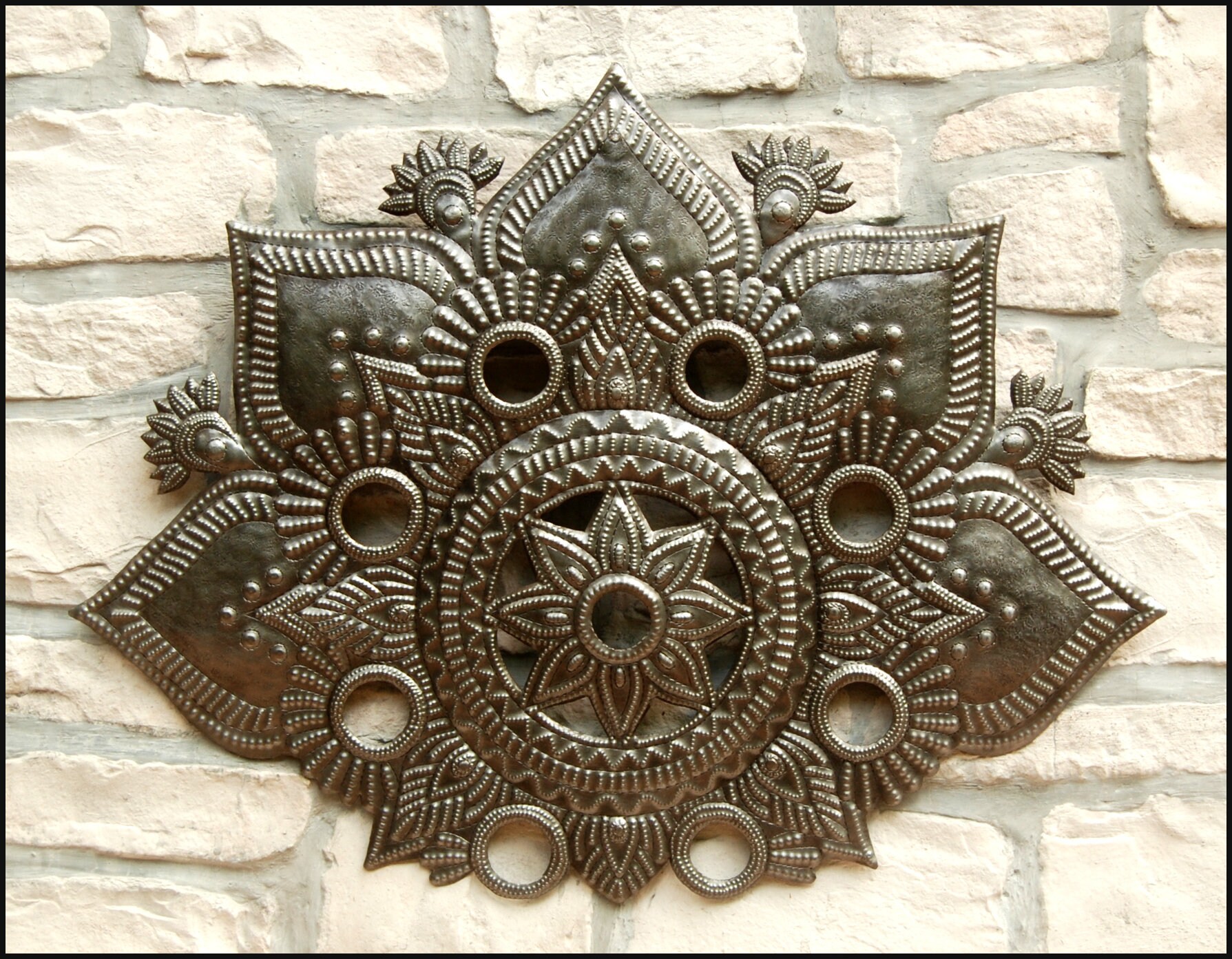 Mandala Art Metal Wall Hanging Metal Art Metal Wall Art Etsy