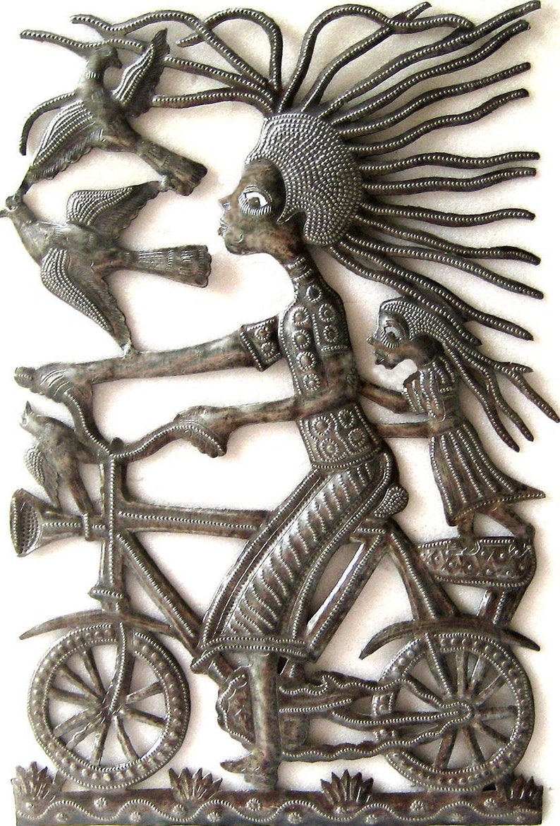 METAL WALL DECOR Haitian Metal Art Recycled Steel Drum Etsy
