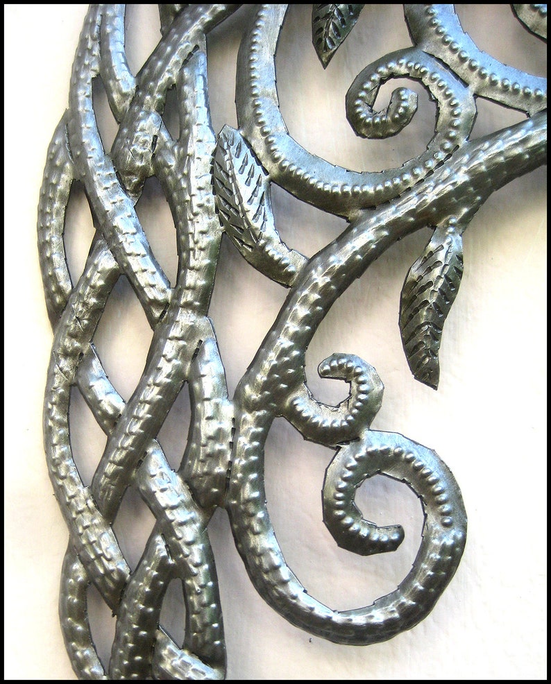 METAL TREE ART Wall Art Irish Art Celtic Knot Celtic Art Etsy