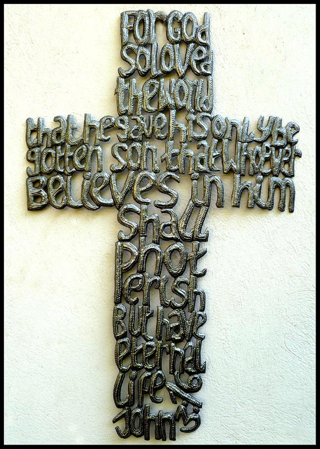 CHRISTIAN WALL ART Metal Wall Hanging 25 Bible Etsy