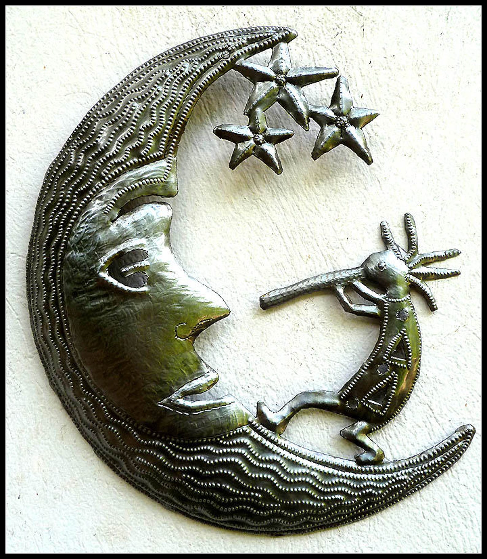 OUTDOOR METAL ART Moon Wall Hanging Metal Wall Decor Metal Etsy