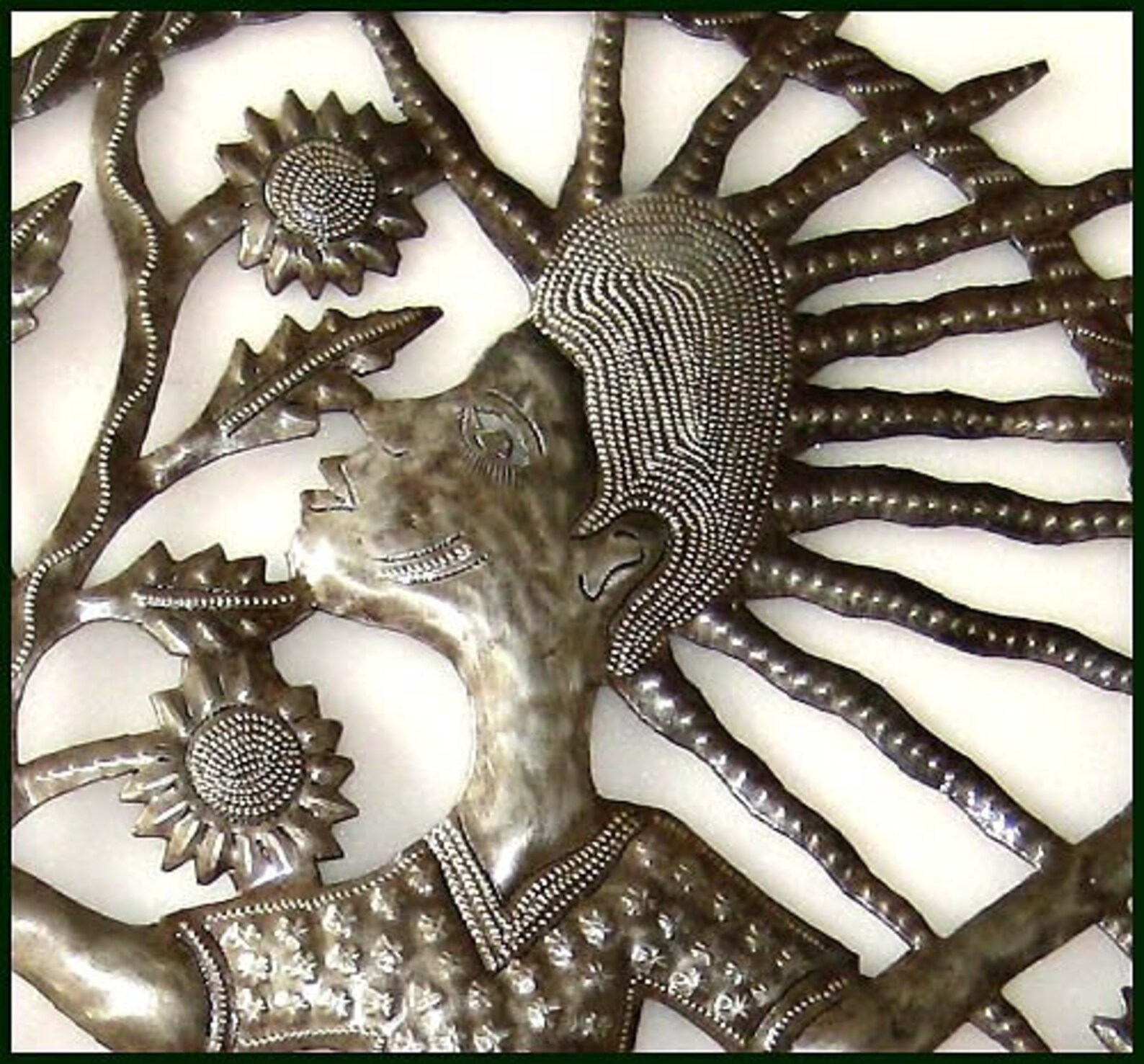 METAL WALL ART Haitian Metal Art Child at Play Etsy