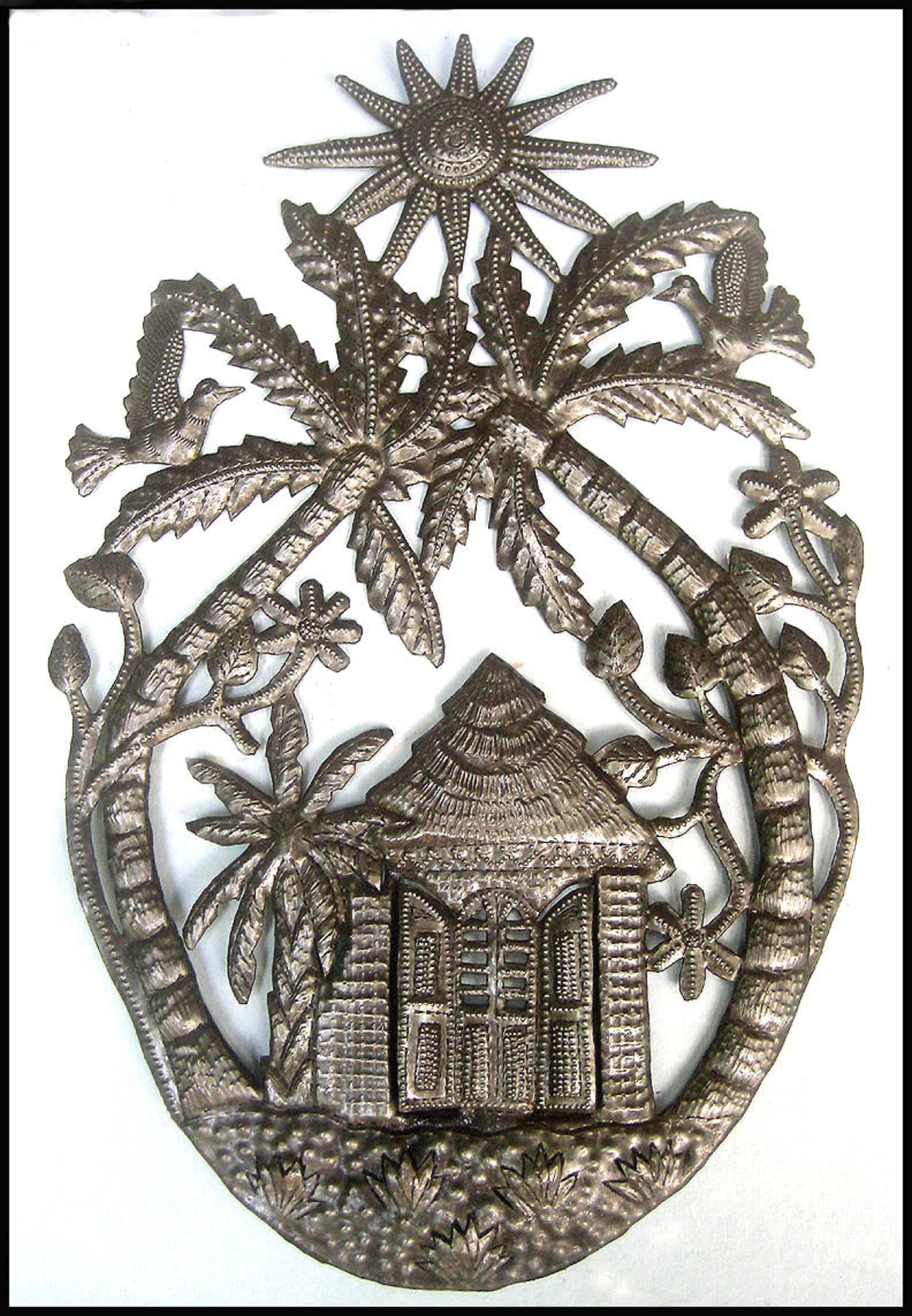 METAL WALL DECOR Haitian Metal Wall Art Haitian Metal Art Etsy