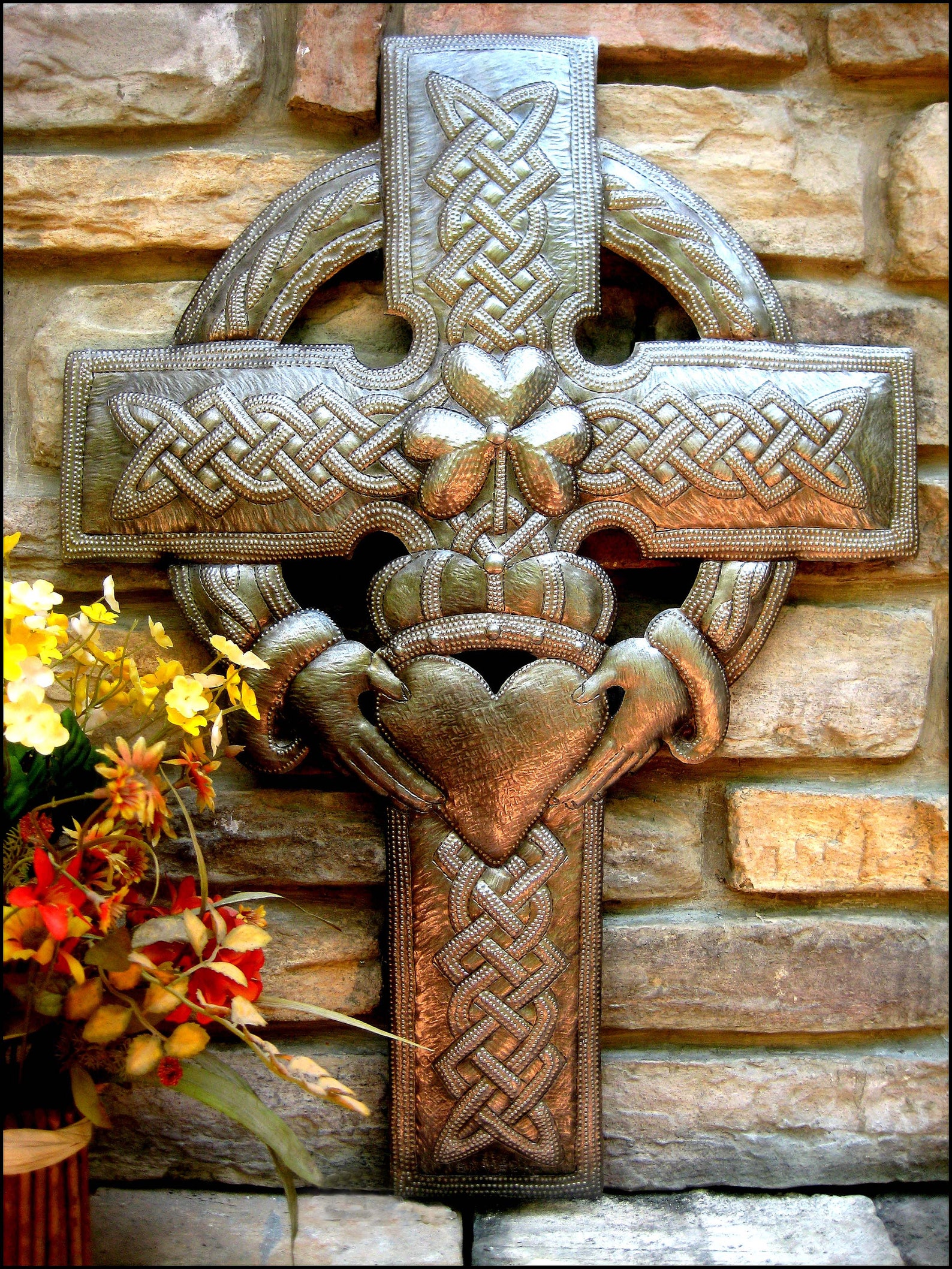 METAL ART CROSS Celtic Cross Celtic Symbol Irish Decor | Etsy