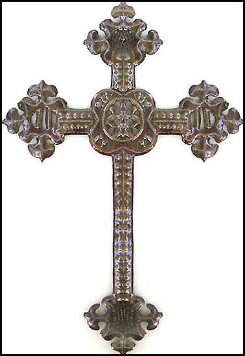Metal Cross Wall Hanging Decor Gift Art Haitian Cs104