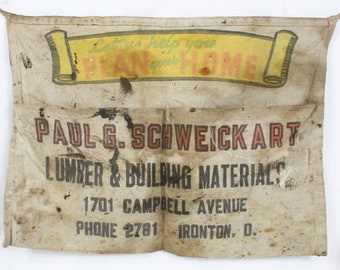 Vintage Lumber Apron - Etsy