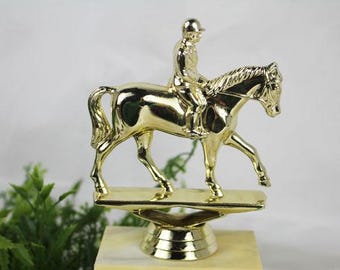 Horse Trophy, Vintage 1985, English Equestrian