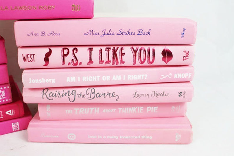 6 Light Pink, Bright Pink or Mixed Pink Books, Your Choice image 2
