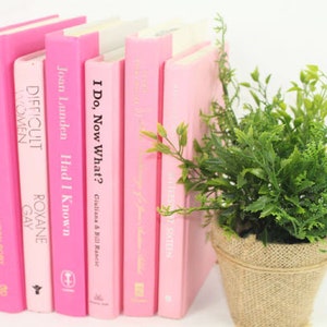 6 Light Pink, Bright Pink or Mixed Pink Books, Your Choice MIXED pink