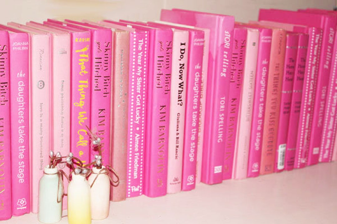 Books by the Foot PINK and Other Quantities, Pink Book Collection