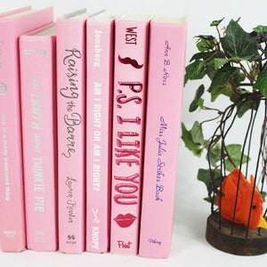 6 Light Pink, Bright Pink or Mixed Pink Books, Your Choice LIGHT pink